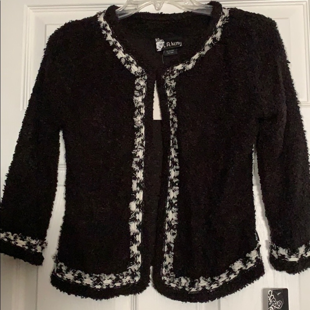 New L.A. Kitty junior sweater cardigan  x-small